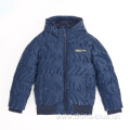 Fake down padding warm winter boys jacket